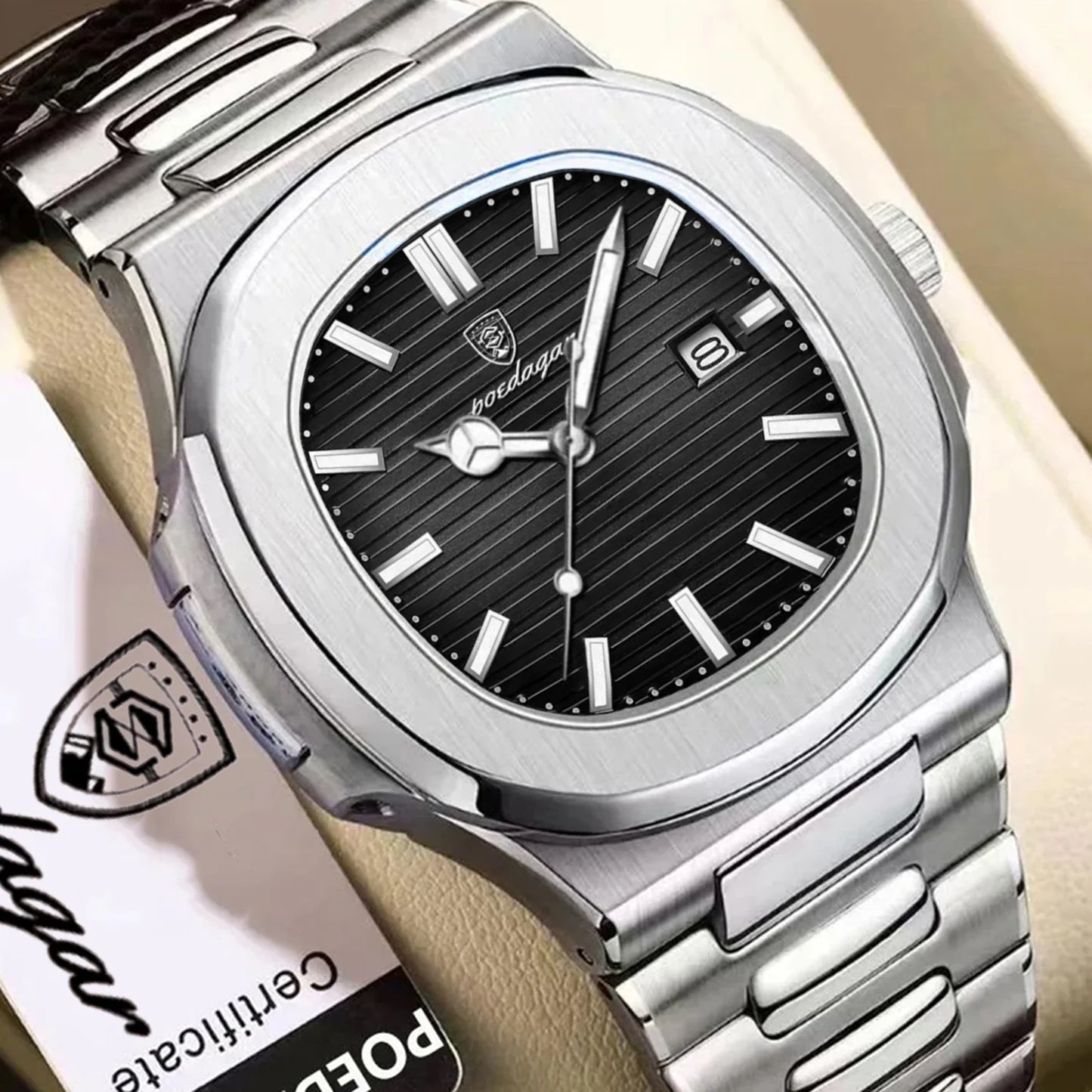 Luxury Designer Stainless Steel Watch